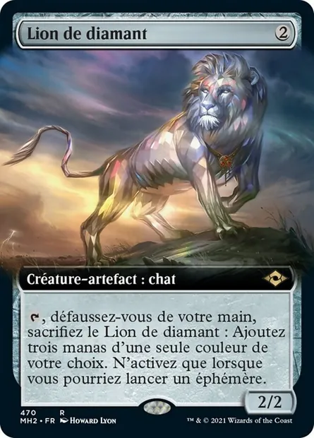 Lion de diamant, carte Magic MH2 470 — extension Horizons du Modern 2