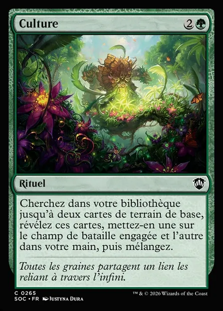 Culture, carte Magic SOC 265 — extension Secrets of Strixhaven Commander