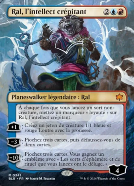 Ral, l'intellect crépitant, carte Magic BLB 341 — extension Bloomburrow