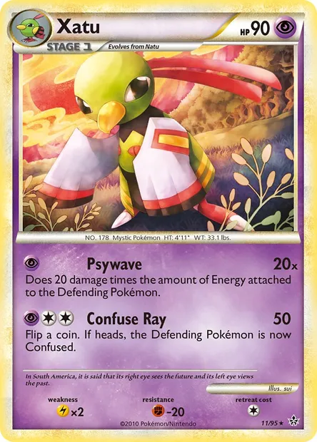 Xatu, Pokémon card UL 11 — Unleashed set