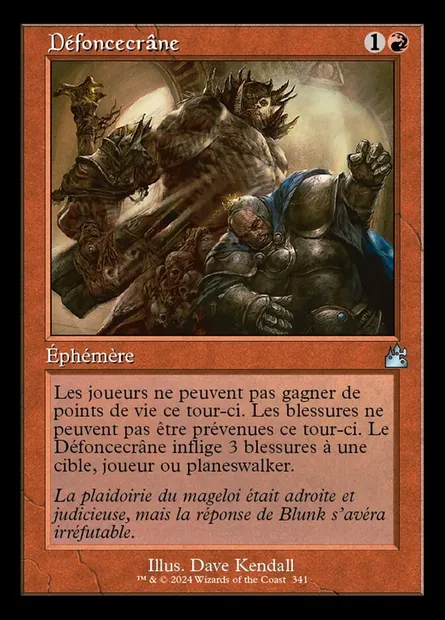 Défoncecrâne, carte Magic RVR 341 — extension Ravnica Remastered