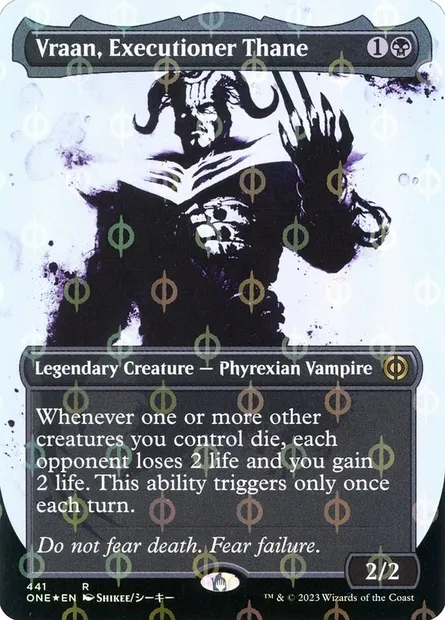 Vraan, Executioner Thane, Magic card ONE 441 — Phyrexia: All Will Be One set