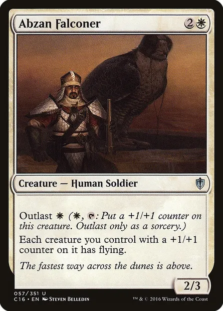 Abzan Falconer, Magic card C16 57 — Commander 2016 set