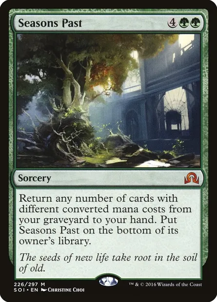 Seasons Past, Magic card SOI 226 — Shadows over Innistrad set