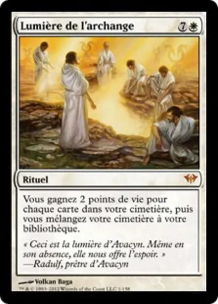 Lumière de l'archange, carte Magic DKA 1 — extension Obscure Ascension