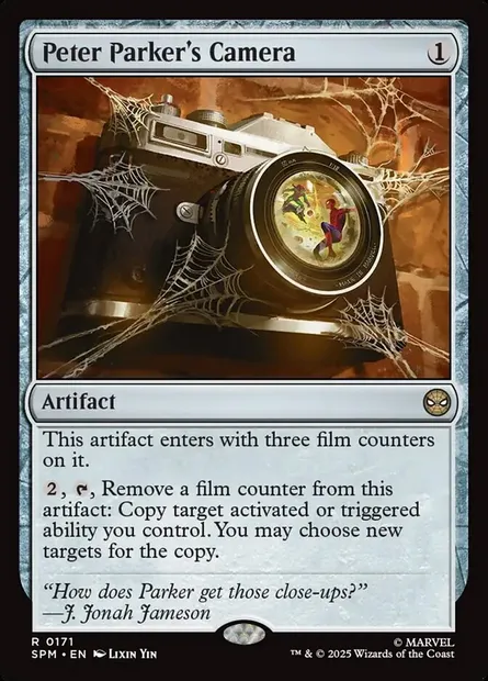Peter Parker's Camera, Magic card SPM 171 — Marvel's Spider-Man set