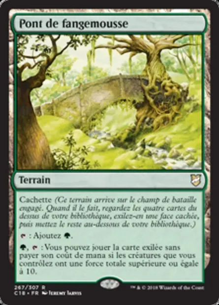 Pont de fangemousse, carte Magic C18 267 — extension Commander 2018