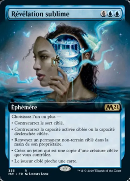 Révélation sublime, carte Magic M21 355 — extension Core Set 2021