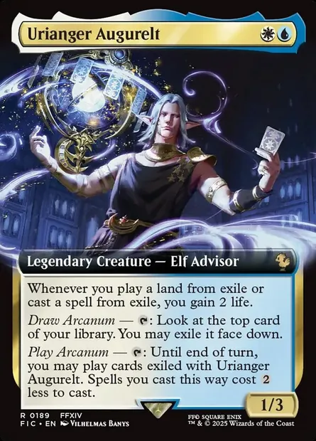 Urianger Augurelt, Magic card FIC 189 — Final Fantasy Commander set