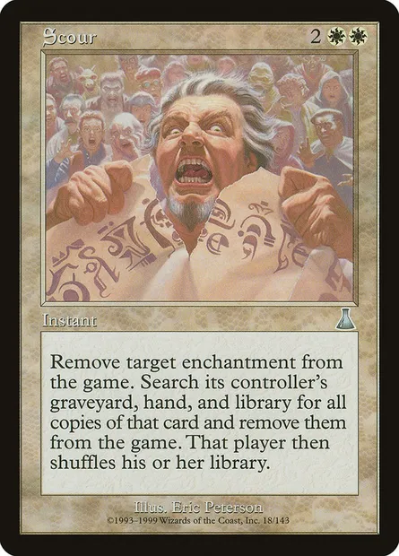 Scour, Magic card UDS 18 — Urza's Destiny set