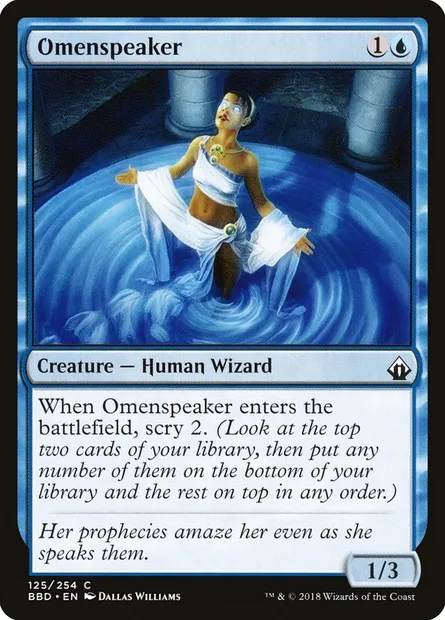Omenspeaker, Magic card BBD 125 — Battlebond set