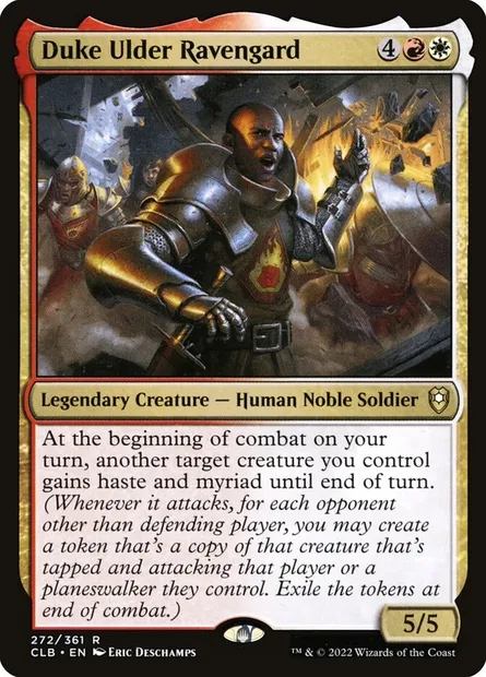 Duke Ulder Ravengard, Magic card CLB 272 — Commander Legends: Battle for Baldur's Gate set