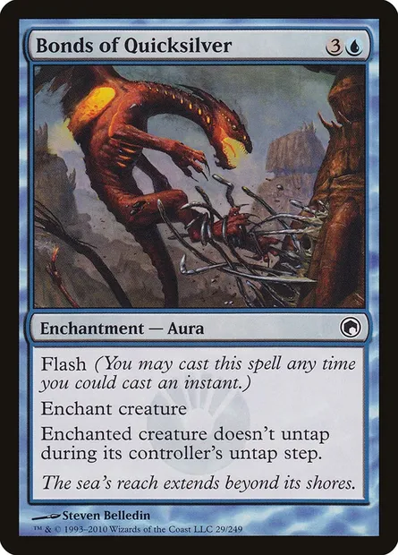 Bonds of Quicksilver, Magic card SOM 29 — Scars of Mirrodin set