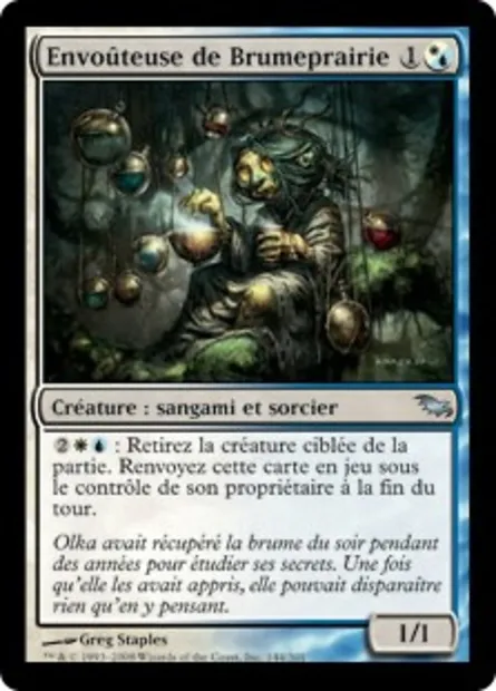 Envoûteuse de Brumeprairie, carte Magic SHM 144 — extension Sombrelande