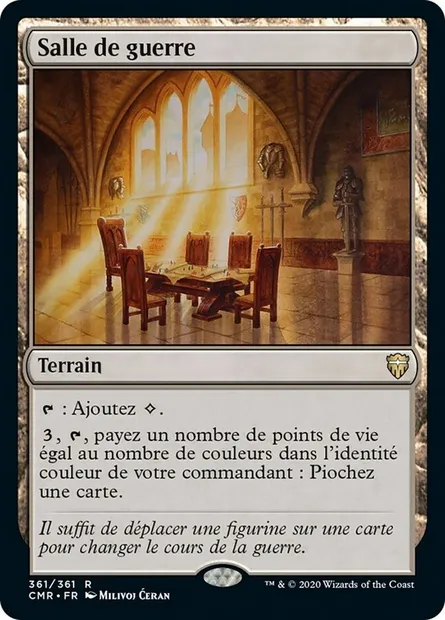 Salle de guerre, carte Magic CMR 361 — extension Commander Legends