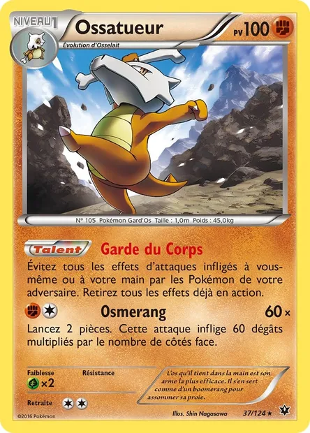 Ossatueur, carte Pokémon FCO 37 — extension Impact des Destins