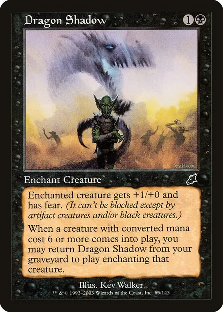 Dragon Shadow, Magic card SCG 65 — Scourge set