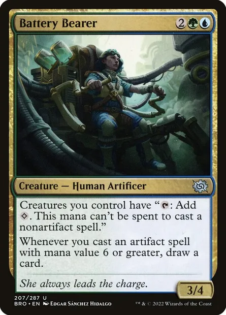 Battery Bearer, Magic card BRO 207 — The Brothers' War set