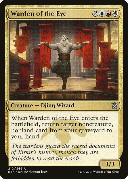 Warden of the Eye, Magic card KTK 212 — Khans of Tarkir set