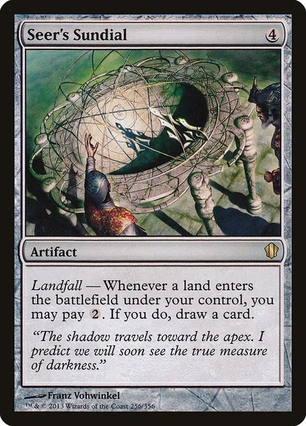 Seer's Sundial, Magic card C13 256 — Commander 2013 set
