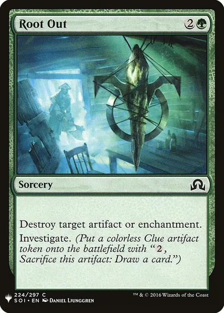 Root Out, Magic card PLST SOI-224 — The List set