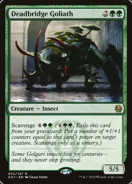 Deadbridge Goliath, Magic card GK1 55 — GRN Guild Kit set