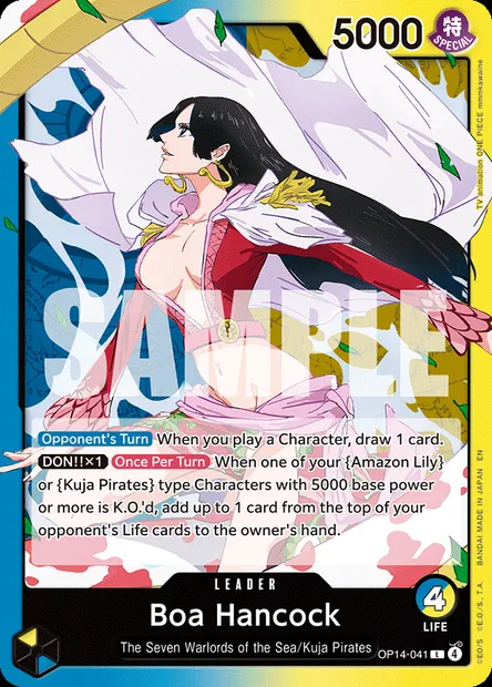 Boa Hancock, One Piece card OP14-041 — THE AZURE SEA’S SEVEN set