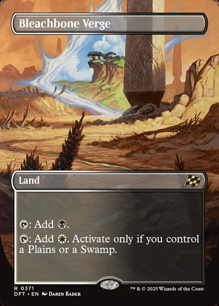 Bleachbone Verge, Magic card DFT 371 — Aetherdrift set