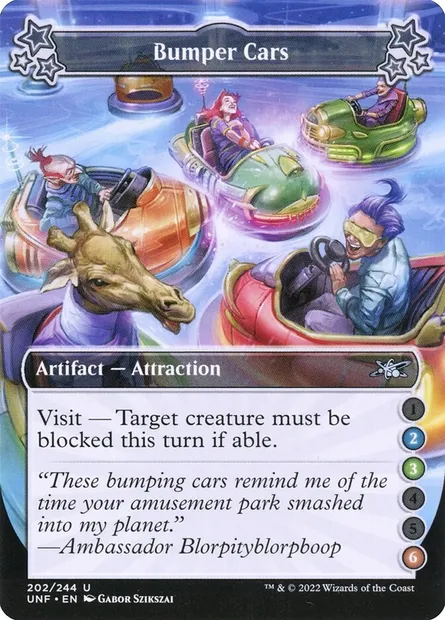 Bumper Cars, Magic card UNF 202a — Unfinity set