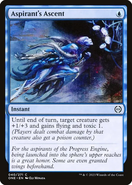Aspirant's Ascent, Magic card ONE 40 — Phyrexia: All Will Be One set