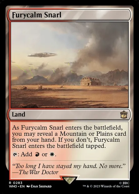 Furycalm Snarl, Magic card WHO 283 — Doctor Who set