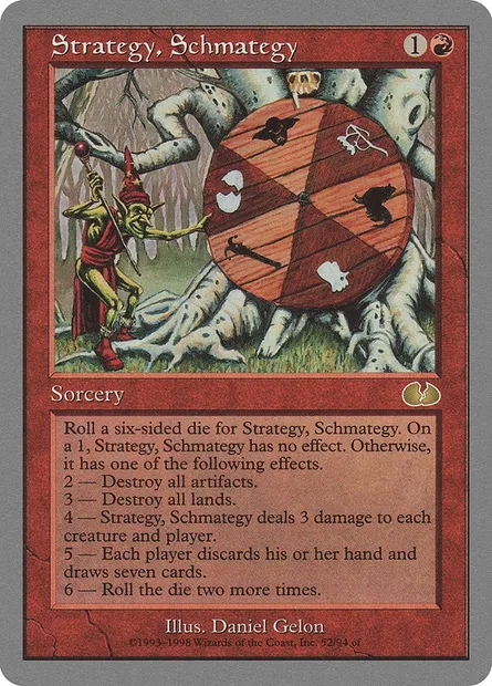 Strategy, Schmategy, Magic card UGL 52 — Unglued set