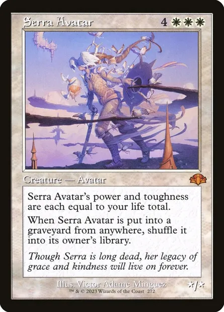 Serra Avatar, Magic card DMR 272 — Dominaria Remastered set