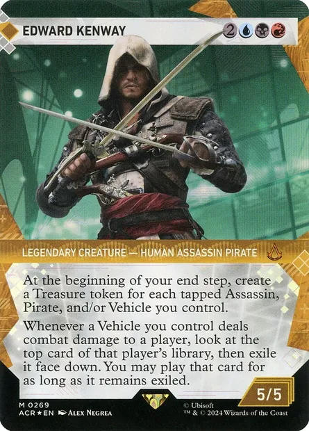 Edward Kenway, carte Magic ACR 269 — extension Assassin's Creed