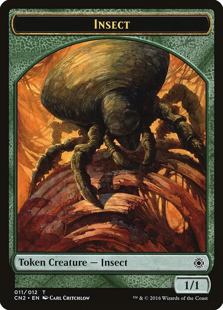 Insect, carte Magic TCN2 11 — extension Conspiracy: Take the Crown Tokens
