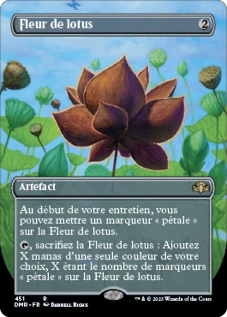 Fleur de lotus, carte Magic DMR 451 — extension Dominaria Remastered