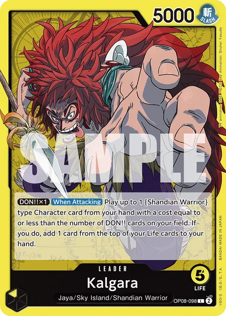 Kalgara, One Piece card OP08-098 — TWO LEGENDS set