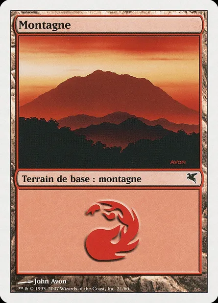 Montagne, carte Magic PSAL D21 — extension Salvat 2005