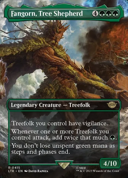 Fangorn, Tree Shepherd, Magic card LTR 415 — The Lord of the Rings: Tales of Middle-earth set