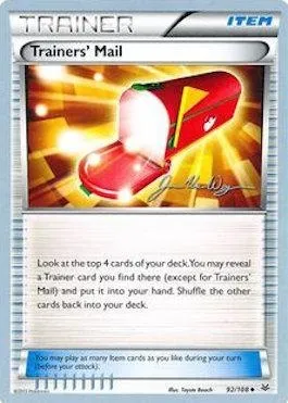 Trainers' Mail, Pokémon card WCD15 092 — World Championship Decks 2015 set