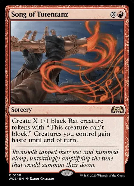 Song of Totentanz, Magic card WOE 150 — Wilds of Eldraine set