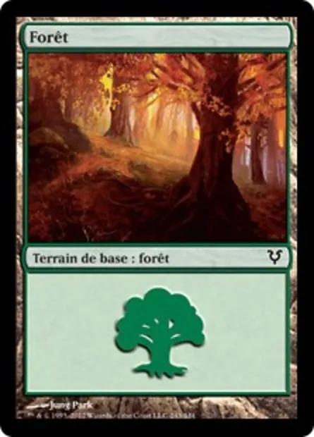 Forêt, carte Magic AVR 243 — extension Avacyn ressuscitée