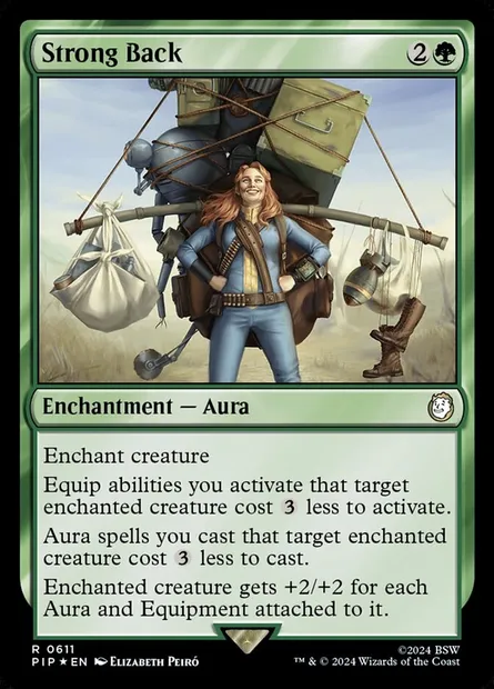Strong Back, Magic card PIP 611 — Fallout set