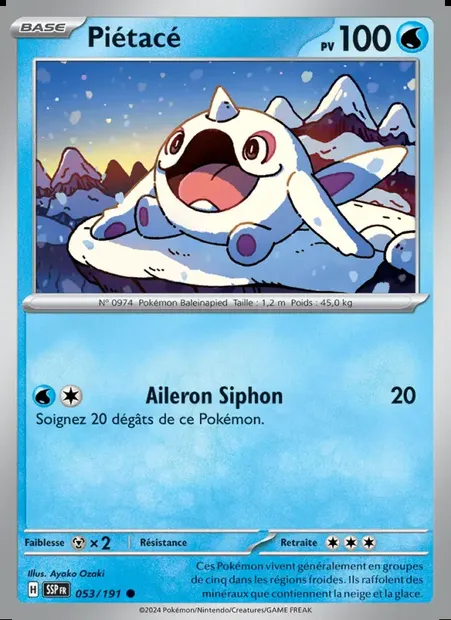 Piétacé, carte Pokémon SSP 053 — extension Étincelles Déferlantes