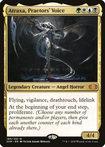 Atraxa, Praetors' Voice, Magic card 2XM 190 — Double Masters set
