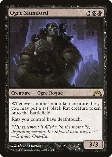 Ogre Slumlord, Magic card GTC 74 — Gatecrash set