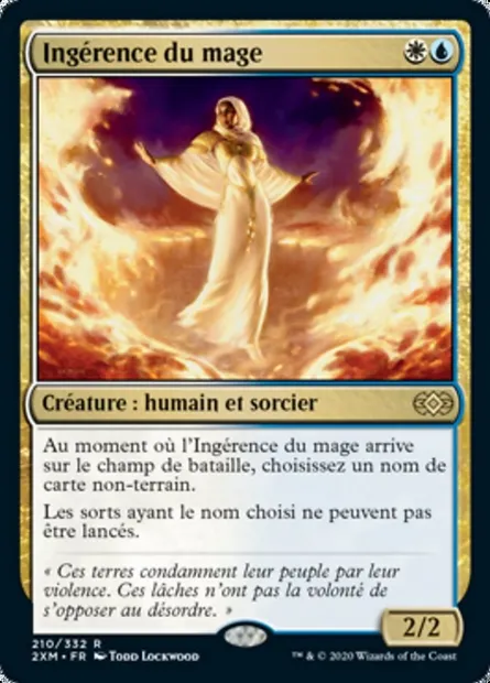 Ingérence du mage, carte Magic 2XM 210 — extension Double Masters