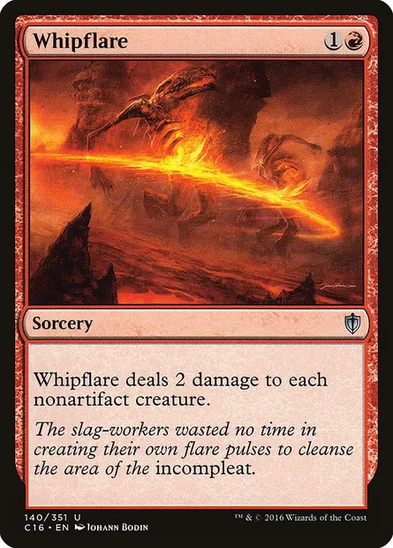 Whipflare, Magic card C16 140 — Commander 2016 set