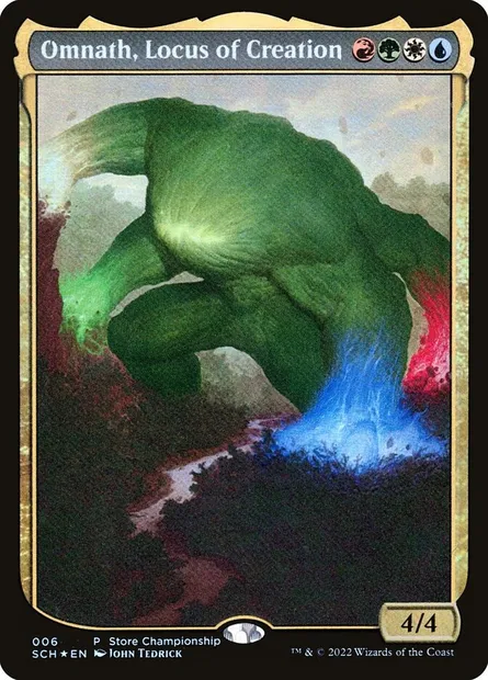 Omnath, Locus de création, carte Magic SCH 6 — extension Store Championships
