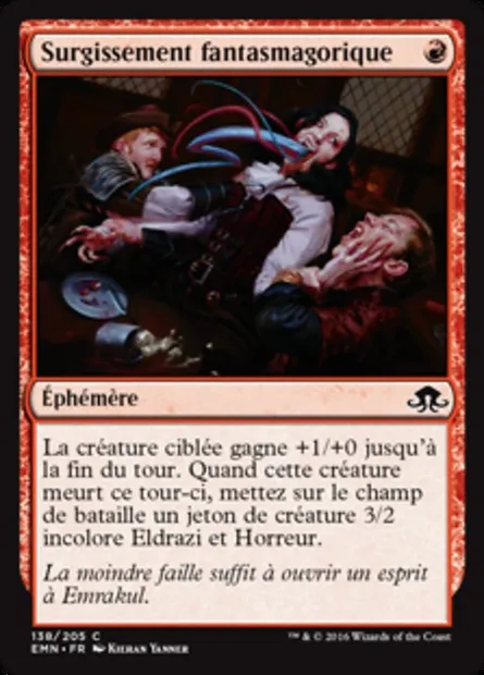 Surgissement fantasmagorique, carte Magic EMN 138 — extension La lune hermétique